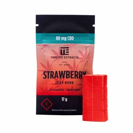 Strawberry Jelly Bomb 80mg CBD